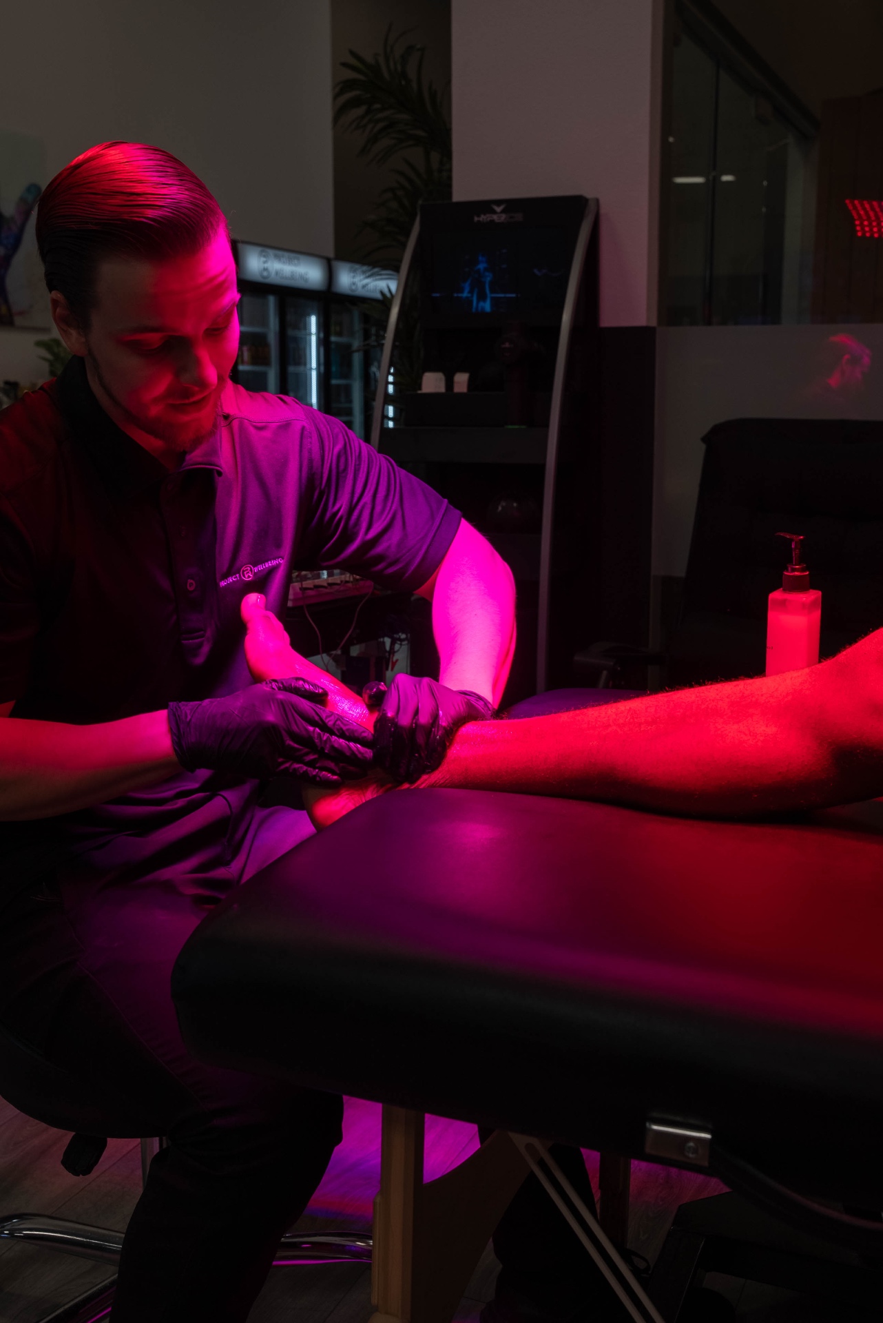 Hands-on physical therapy treatment